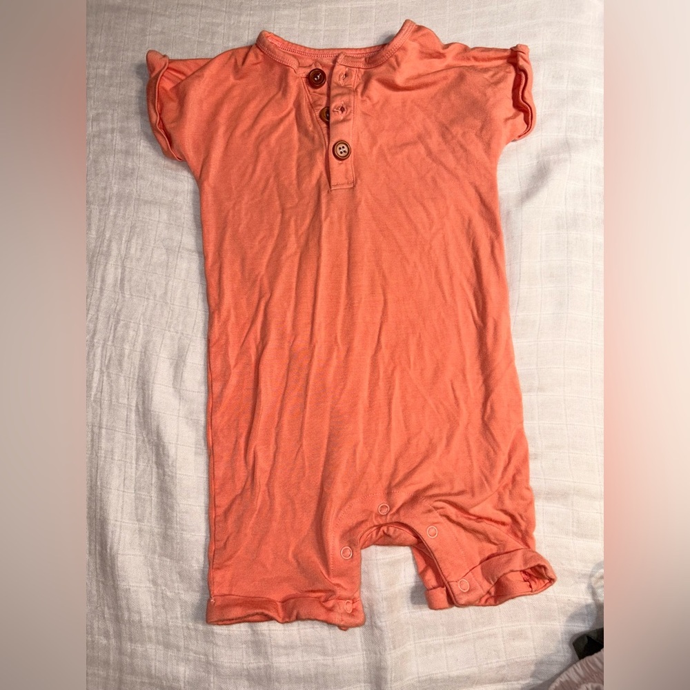 Coral Kids One Piece Romper